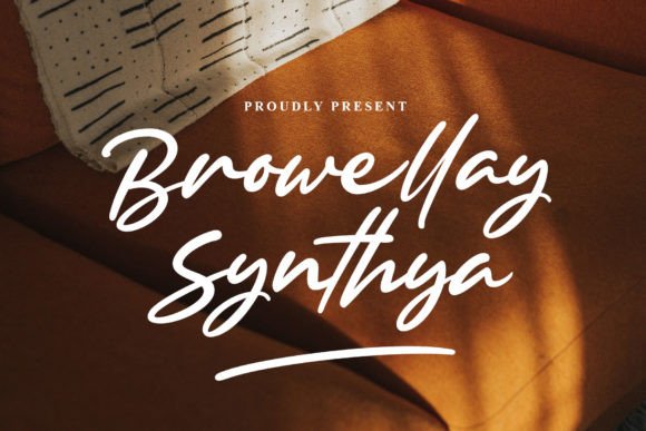 Browellay Synthya: A Bold, Elegant Font for Crafters & Makers