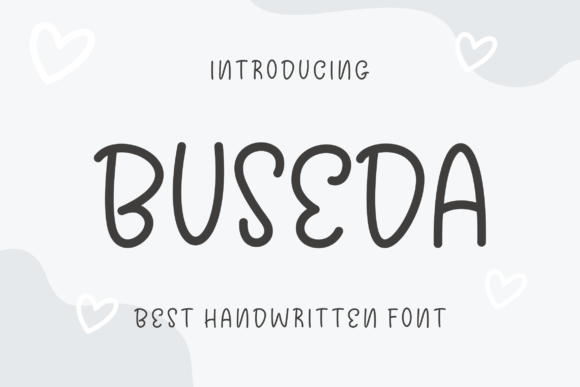 Buseda: A Handwritten Font That Elevates Editorial Design