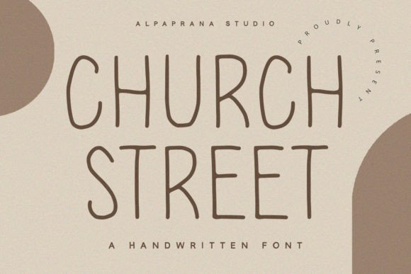 Chruch Street: A Handwritten Display Font That Brings Personality to Branding