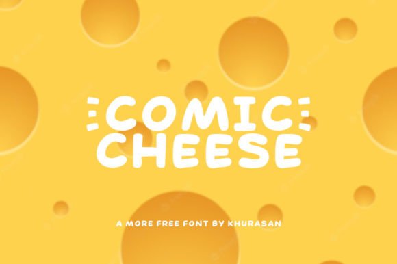Comic Cheese: A Playful Display Font for Modern Web Design Projects