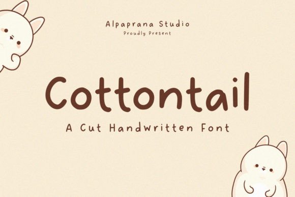 Cottontail: A Handwritten Font That Brings Charm to Your Craft and Product Designs