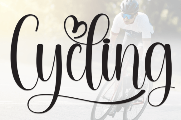 Cycling: A Sweet Handwritten Font for Modern Branding Projects