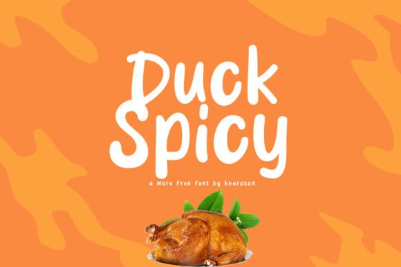 Duck Spicy: A Playful Font That Elevates Your Small Business Branding