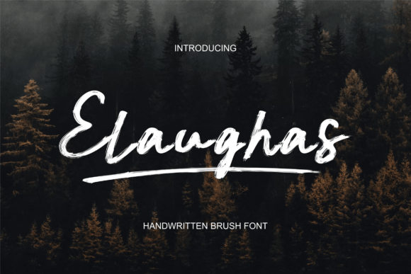 Elaughas Font: Modern Display Typeface for Digital Branding
