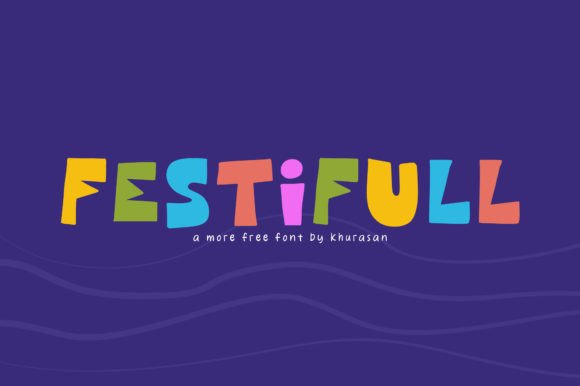 Festifull: A Cute Modern Font for Handmade Labels, Cards, and Seasonal Designs
