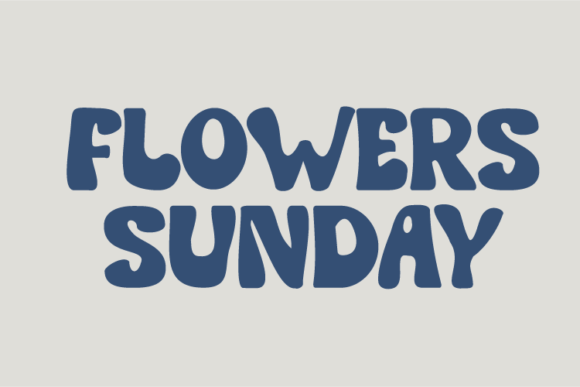 Flowers Sunday: A Retro Handwritten Font for Playful Campaign Visuals