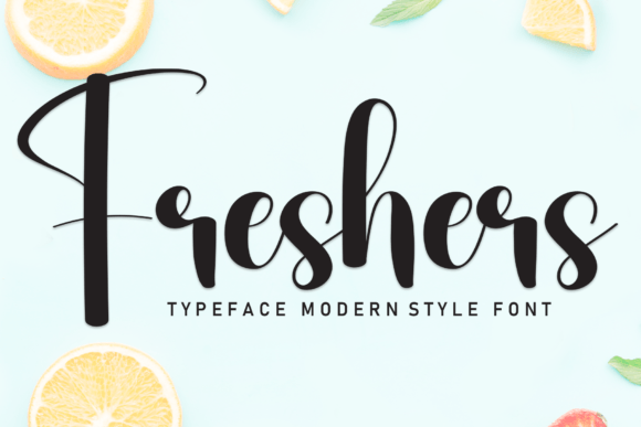 Freshers: A Sweet Handwritten Font for Digital Designers