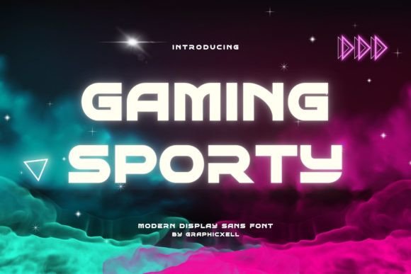 Gaming Sporty: A Bold Sans Serif Font for Dynamic Web Design
