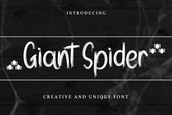 Giant Spider: A Playful Handwritten Font for Modern Web Design