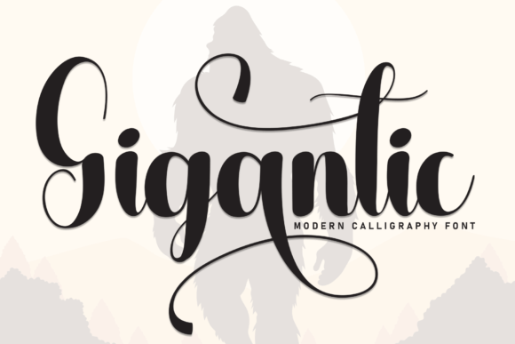 Gigantic: A Sweet Handwritten Font for Web Designers and Digital Brands