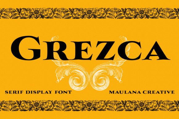 Grezca: A Serif Font That Adds Charm to Handmade Designs