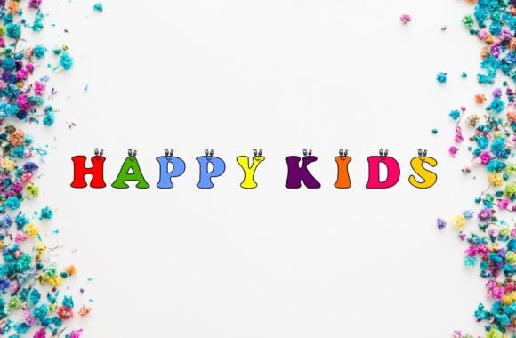 Happykids: A Quirky Decorative Font for Crafters and Makers