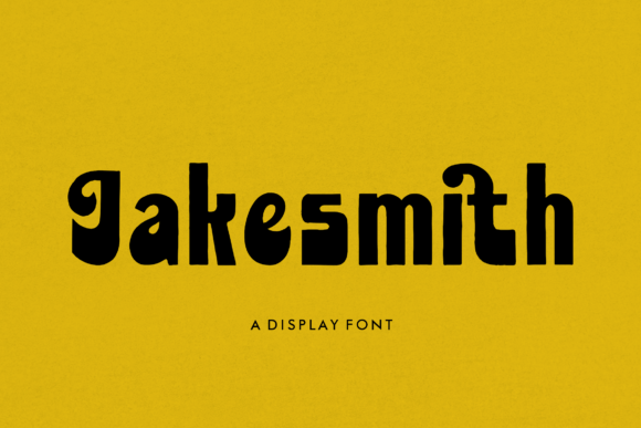 Jakesmith: A Retro-Inspired Serif Font for Crafters and Makers