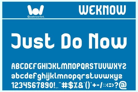 Just Do Now: A Versatile Sans Serif Font for Modern Branding Projects