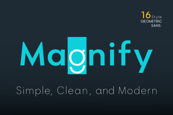 Magnify Font: A Modern Sans Serif for Editorial Design and Digital Publishing