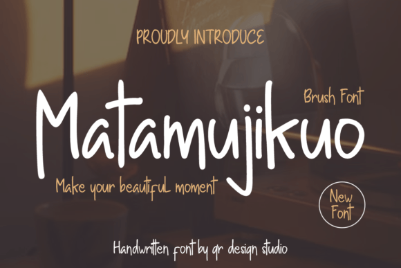 Matamujikuo Font: Bold Display Typography for Web Design and Brand Identity