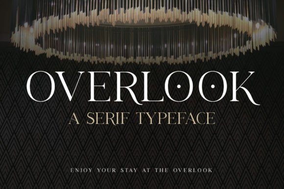 Overlook: A Modern Serif Font for Digital Design and Brand Identity