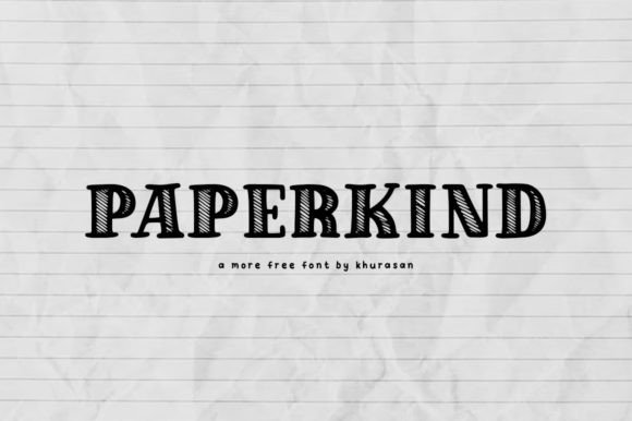 Paperkind: A Modern Display Font for Business Branding