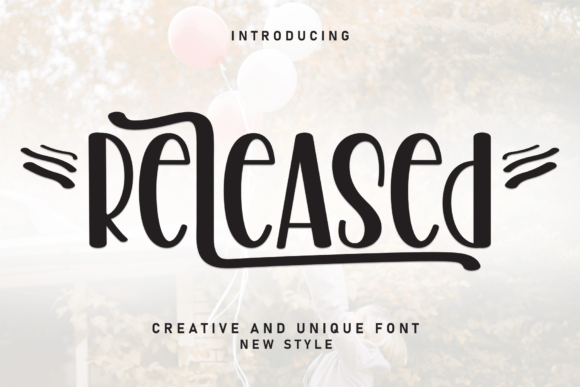 Released Font: A Sweet Touch for Web Design Projects