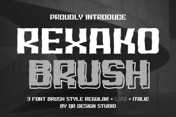 Rexako Brush: A Bold Display Font for Real Business Branding