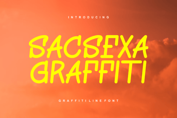 Sacsexa Graffiti Font: A Bold Display Typeface for Modern Web Design