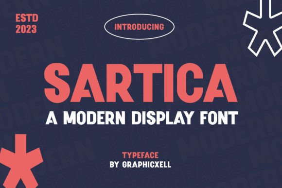 Sartica Font: A Bold Sans Serif for Modern Web and Digital Design