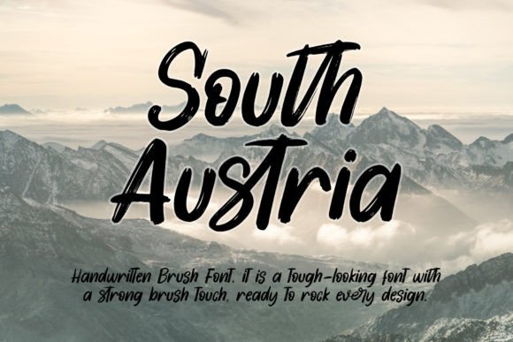 South Austria: A Designer’s Take on This Script Display Font