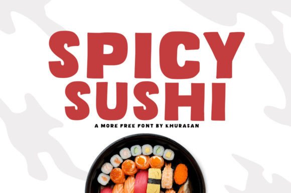 Spicy Sushi: A Modern Handwritten Font for Crafters & Product Makers