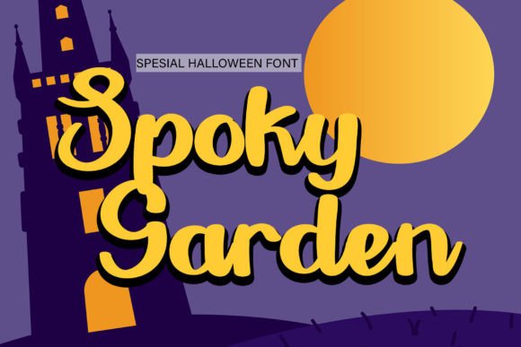 Spoky Garden: A Modern Handwritten Display Font for Creative Branding