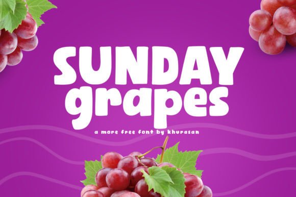 Sunday Grapes Font: A Maker’s New Best Friend for Charming Designs