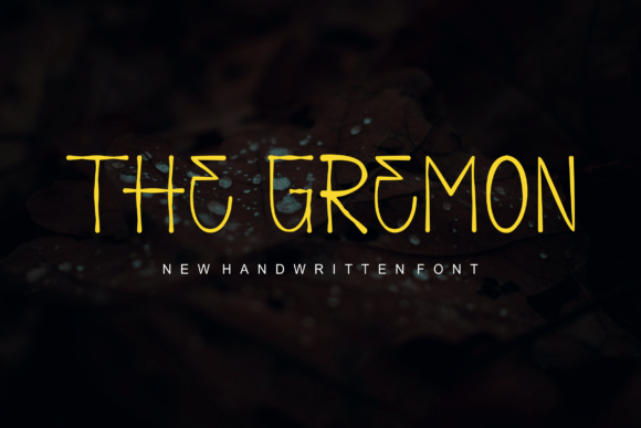 The Gremon Font: A Bold Display Typeface for Web Designers