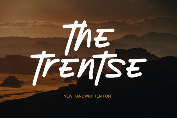 The Trentse Font: A Bold Display Typeface for Modern Branding Projects