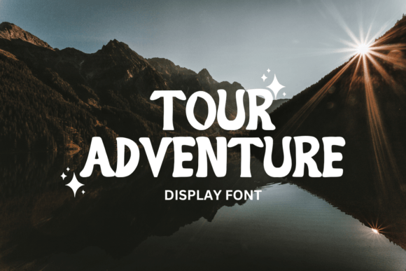 Tour Adventure: A Bold Display Font for Editorial Design